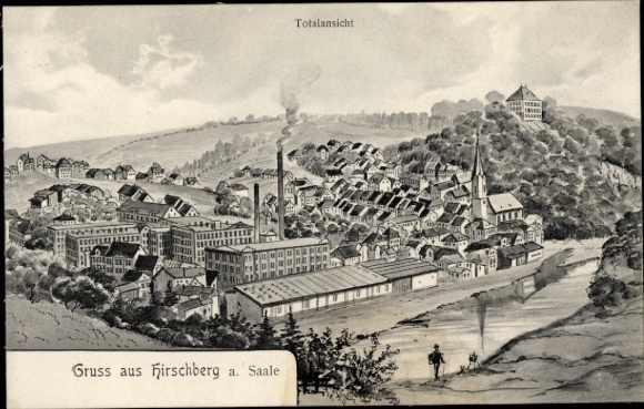 Artist PC Hirschberg an der Saale, general view, factory