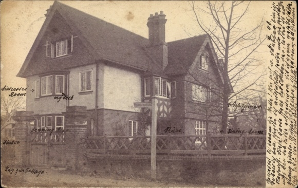 Photo Postcard Great Britain, Villa