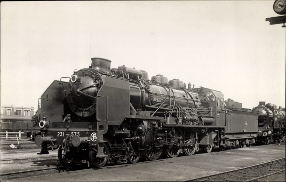 Photo French Railway, steam locomotive 231-575