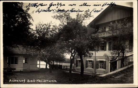 Ak Bad Heilbrunn in Oberbayern, Asenhof, Außenansicht