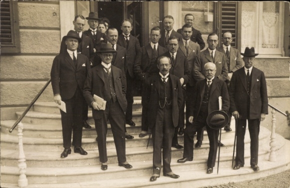 Photo Postcard Genova Genoa Liguria, Conference of Genoa 1922