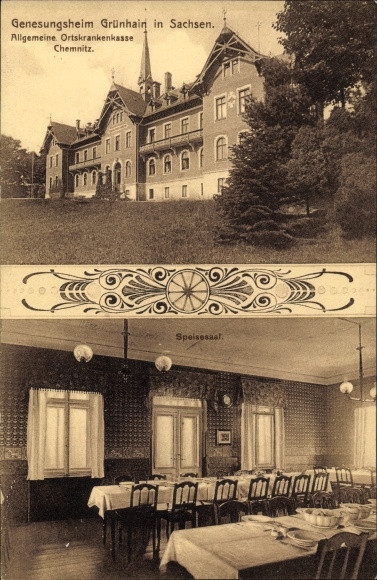 PC Grünhain in Saxony, convalescent home, general local health insurance fund Chemnitz, interior view
