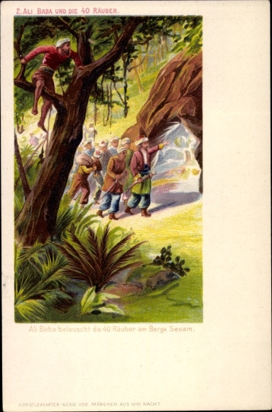 Ak Fairy Tales from 1001 Nights, Ali Baba and the 40 Thieves, Sesame Mountain
