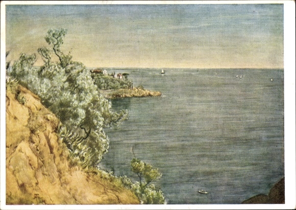 Artist Postcard Thoma, Hans, Lerici