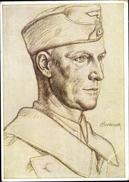 Artist PC Willrich, Wolfgang, portrait of a general staff officer