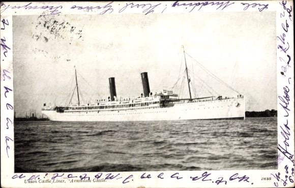 Ak-stoomboot Armadale Castle, Union-Castle Line