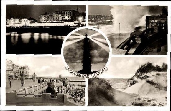 10 old PCs Insel Borkum, various views