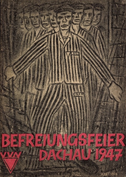 Künstler Ak Dachau in Oberbayern, Befreiungsfeier Dachau 1947