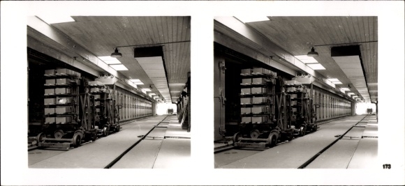 Stereo spatial image photo &quot;The NS model companies 1937-38&quot; No. 483 III/173 Bünder Tonwerk Bünde Westphalia
