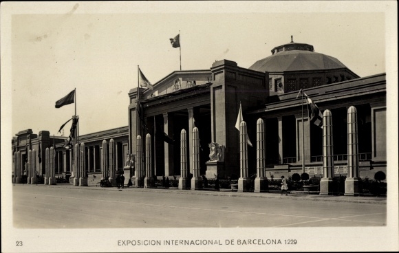 Postcard Barcelona Katalonien Spanien, International Exhibition 1929, Palace of Metallurgy