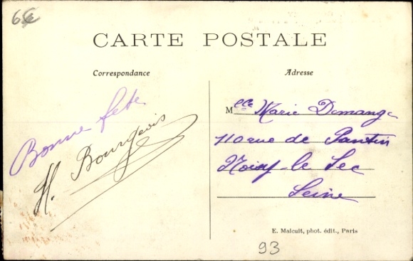 Postcard Gournay sur Marne Seine Saint Denis, Marne on the Quai des Patis