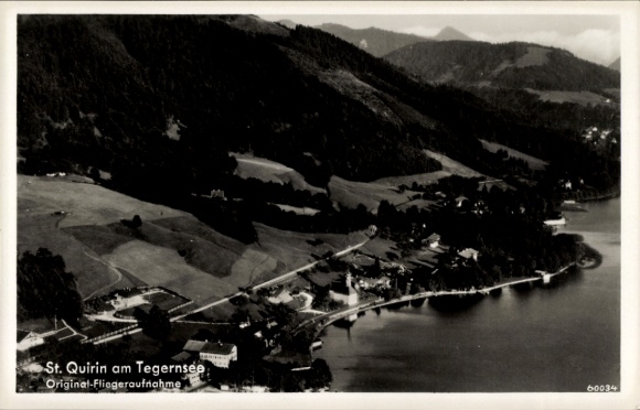Ansichtkaart St. Quirin Gmund am Tegernsee Opper-Beieren, luchtfoto