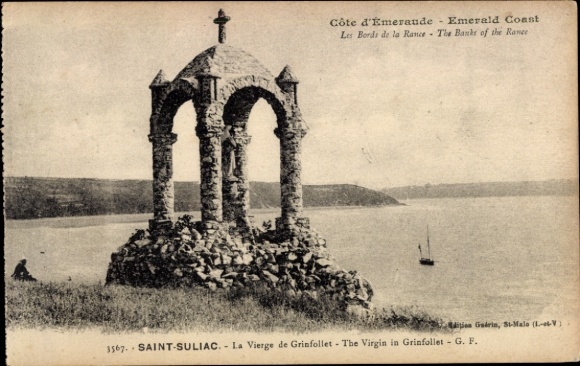 CPA Saint-Suliac Ille-et-Vilaine, Vierge de Griinfollet