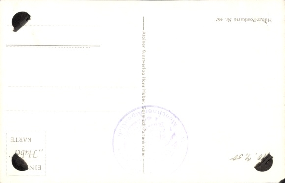 Postcard Zugspitze, summit station, Alpspitze