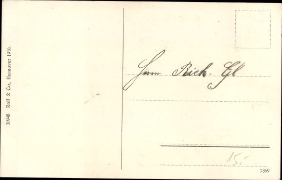 Postcard Uthlede in Lower Saxony, church, Wolter's inn, local road