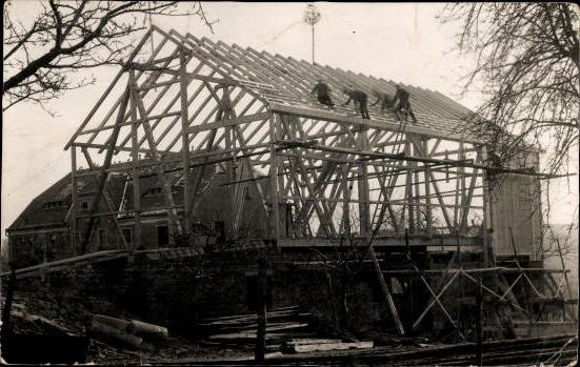 6 old PCs from Germany, unknown location, various buildings and views