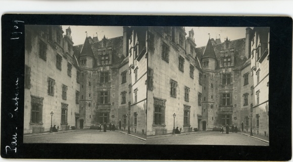 Stereo photo Pau Pyrénées Atlantiques, Chateau