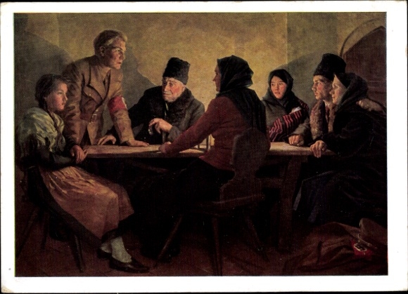 Artist Postcard Mann, Hans Jakob, The Homeland Calls, SA, HDK 196