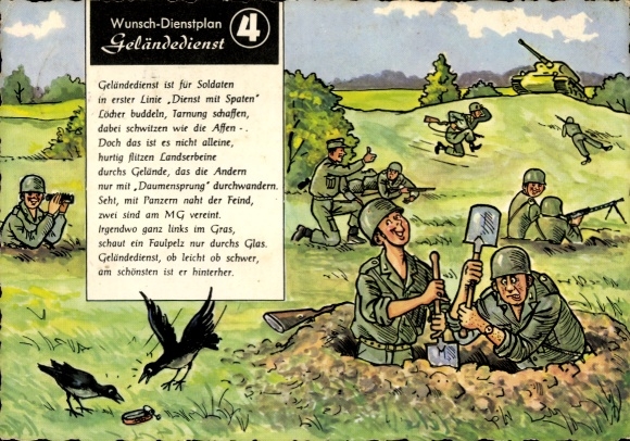 Artist PC Bundeswehr, desired roster, field service, exercise, tank