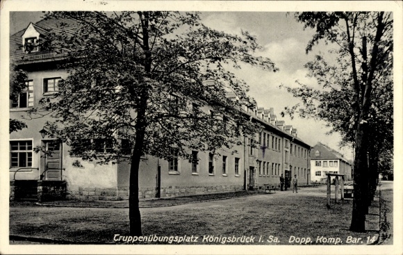 Königsbrück Army Base in Upper Lusatia, Military Training Area, Double Company Bar. 14