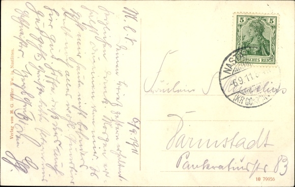 Postcard Nastätten im Taunus, Panorama