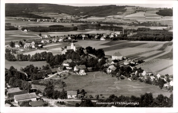 Ak Immenreuth in de Opper-Palts, luchtfoto