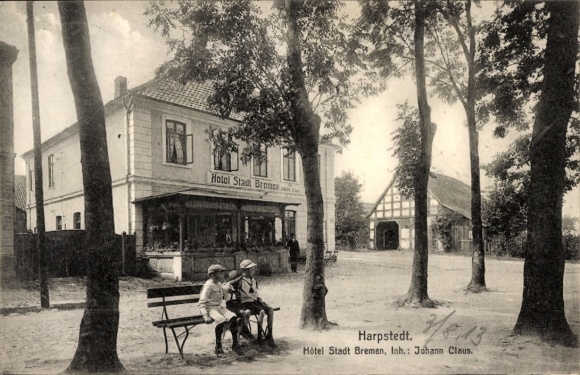 Postcard Harpstedt im Walde in Oldenburg, Hotel Stadt Bremen