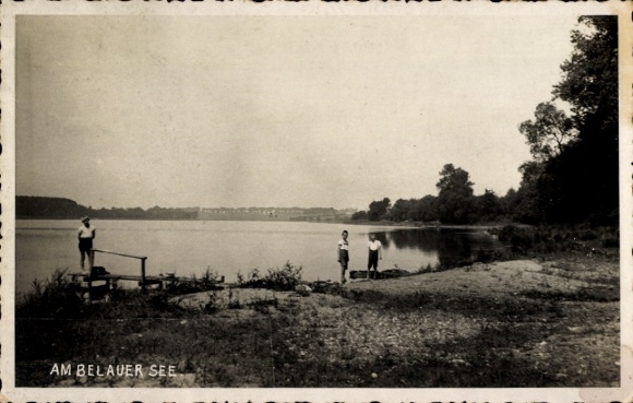 Foto Ak Belau in Holstein, Belauer See