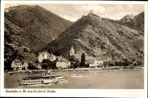 10 old PCs Bornhofen am Rhein, various views