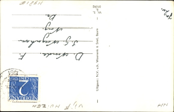 Postcard Beautiful Netherlands, Zaansche Rijstmolen