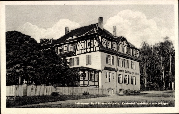 Ak Bad Klosterlausnitz in Thüringen, Kurhotel Waldhaus zur Köppe