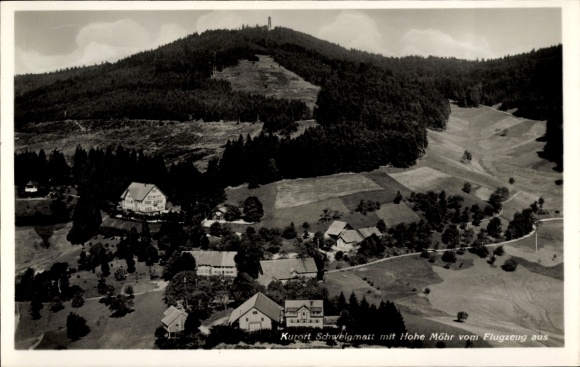 Postcard Schweigmatt Raitbach Schopfheim in Baden, aerial photograph