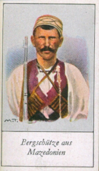 Collector's picture The peoples of Europe, a contribution to racial science, 289 mountain riflemen from Macedonia
