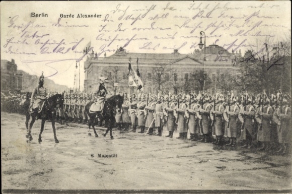 Postcard Berlin, Garde Alexander