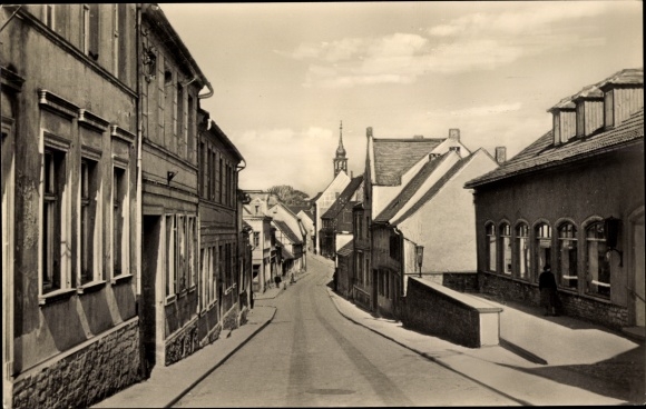 Postcard Wanzleben Börde in Saxony Anhalt, High Street