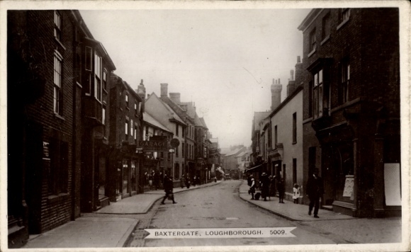 Ak Loughborough Leicestershire England, Baxtergate