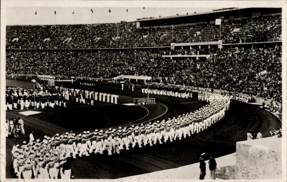 KP Berlin, Igrzyska Olimpijskie 1936, Reichssportfeld, ceremonia otwarcia, loża Führera