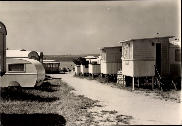 Postcard Gramkow Hohenkirchen in Mecklenburg, campsite Wohlenberger Wiek