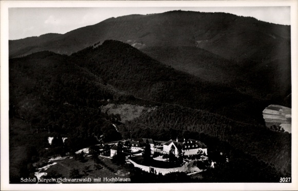 Postcard Obereggenen Schliengen in the Black Forest, Bürgeln Castle