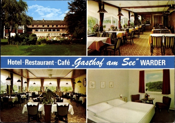 PC Warder Rohlstorf in the district of Segeberg, Gasthof am See, interior views