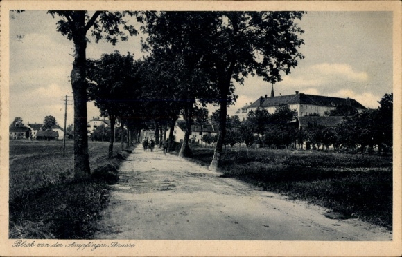 Postcard Zangberg, Educational Institute of the Salesian Sisters of St. Joseph, view from Ampfinger Straße