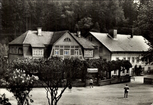 Ak Rosenthal Bielatal, vakantiehuis van de Federale Kamer van Ambachten Dresden, Ottomühle