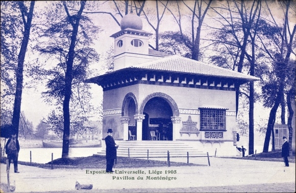 PC Liège Liège Wallonia, World Exhibition 1905, Pavilion of Montenegro