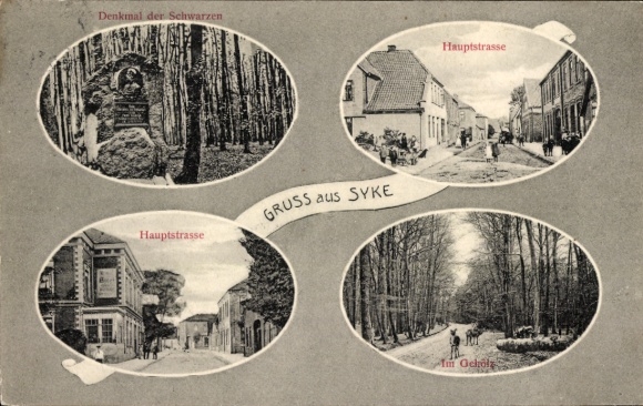 KP Syke w Dolnej Saksonii, Pomnik Czarnych, Main Street, In the Grove