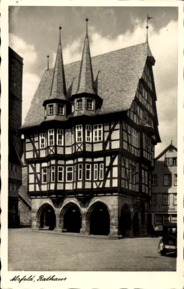 Ak Alsfeld in Hessen, stadhuis