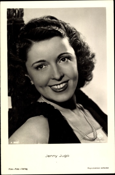 Postcard Actress Jenny Jugo, portrait