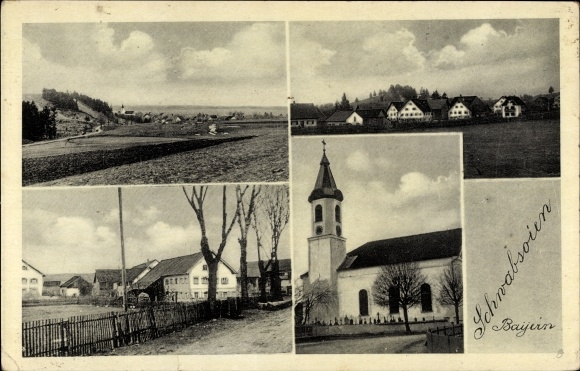PC Schwabsoien in Oberbayern, church, general view