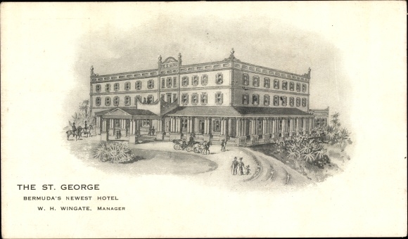 Chromo-Litho Bermuda, The St. George Hotel