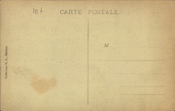 Postcard Guerlesquin Finistère, Town Hall