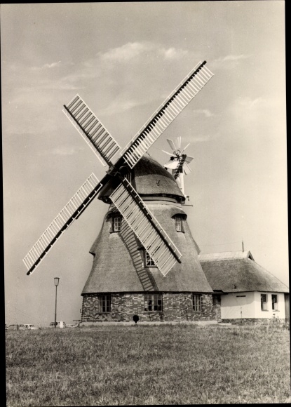 Postcard Groß Stieten in the district of Wismar, Gasthütte Mecklenburger Mühle, VEG animal breeding